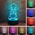 Fanrui Children Anime Animals Stitch - Lilo and Stitch - 3D Cartoon Kawaii Figure Action Lovely 7 Color Change IR Remote Night Lights Home Boys Room Decor Child Kids Friend Xmas Birthday Holiday Gifts