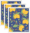 Ecologie Swedish Sponge Reusable Dishcloth, Provencal Lemons 3 Count