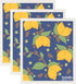 Ecologie Swedish Sponge Reusable Dishcloth, Provencal Lemons 3 Count