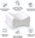 KIWEE Knee Pillow for Back & Hip Pain Relief, Sciatica, Side Sleepers | Orthopedic High Density Firm Memory Foam Leg Positioner Knee Pillow Contour Wedge | Pregnancy, Spine Alignment, Posture Support