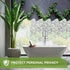 Beautysaid Window Film Privacy: Frosted Glass Window Film Non-Adhesive Self, No Glue Static Cling Film, Anti-UV Decorative Window Film for Living Room Bathroom Kitchen 35.4x78.7inch