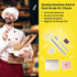 Danish Dough Whisk Bread Lame Set Premium Danish Whisk with Large Dough Hook, Lame Bread Tool with Blades & Pouch, Dough Cutter, Dough Scraper Quality Kitchen Whisk and Bread Baking Supplies