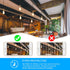 Vintage LED Edison Bulb, 6W, Equivalent 60W, Soft White 2700k, Non-Dimmable Led Filament Light Bulb, E26 Base, High CRI 95+ Eye Protection Led Bulb, Clear Glass for Home Bathroom Kitchen, Pack of 5