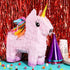 Blue Panda Small Unicorn Pinata for Birthday Party Supplies (13.4 x 15.5 x 4.6 Inches)