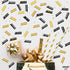 Black and Gold Graduation Confetti 2022 - 1.8 Ounce | Class of 2022 Confetti Graduation Decorations | Class of 2022 Decorations | Graduation Table Decorations | Graduation Centerpieces for Tables 2022