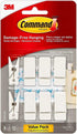 Command Spring Clips, Quartz, 8-Clips, 12-Strips, Decorate Damage-Free