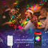 Halussoer Smart Fairy String Lights, 32.8Ft 66Led Fairy Lights Plug in, Music Sync App Control Twinkle Lights with Remote, RGB Firefly Lights for Bedroom Room Party Birthday Patio Christmas Decor