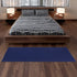 Sweet Home Stores Sweethome Collection Solid Design Rubberback Runner Rug, 2'3" x 6', Navy