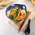 WHJY 20oz Ceramic Japanese Ramen Bowl set,with Chopsticks & Spoon, Porcelain Bowl for Soup, Noodle, Udon and Soba, Noodle Bowl