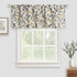 Inselnwald Tree Leaves Linen Kitchen Valance, Small Window Curtain Valance for Bathroom Dining Room Living Room Bedroom Rod Pocket 54 by 18 Inches Mustard Yellow
