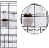 Armindou Extra Large Pockets Hanging Over The Door Shoe Organizer 2 Pack Closet Shoe Organizer With 8 Extra Large Mesh Storage Pockets for Bedroom Door Apartment Storage (White, 64.1X22.8 )