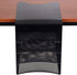 Safco Products Onyx Mesh 4-Tray Underdesk Hanging Organizer 3242BL, Black Powder Coat Finish, Durable Steel Mesh Construction