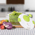 PTNITWO 5L Salad Spinner Large, Lettuce Spinner Dryer With Comfortable Handle, Safe Locking Lid and Non-slip Base, BPA Free, Vegetable Washer with Bowl for Cleaning and Drying Salad Greens and Fruit