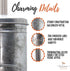 Autumn Alley Rustic Toilet Brush and Holder Set for Farmhouse Bathroom - Galvanized Toilet Bowl Brush with Holder Adds Farmhouse Style to Your Rustic Bathroom Decor- Galvanized Bathroom Accessories