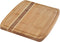Norpro 12 10-Inch Bamboo Cutting Board with Juice Catching Groove, Brown