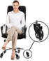 Slipstick CB690 Floor Protecting Rubber Office Chair Caster Wheels (Set ff 5), Roller Style, Universal 7/16" Stem, 3" Black Castors