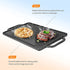 Hisencn Cast Iron Stove Griddle for Gas Grill, Nonstick Reversible Cast Iron Griddle Plate for Gas StoveTop, Outdoor Grill, Oven or Campfire (15.47L"8.18"W)