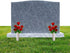 2 Sets Cemetery Flowers with vase/Grave Flowers for Cemetery/Memorial Flowers-Beautiful Arrangements for Headstones (red)