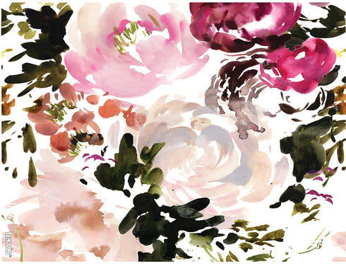 Tervis Made in USA Double Walled Kelly Ventura Insulated Tumbler Cup Keeps Drinks Cold & Hot, 24oz, Posy