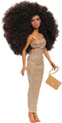 Naturalistas 11.5-inch Fashion Doll and Accessories Dayna, Curly 3C Textured Hair, Medium Brown Skin Tone, Designed and Developed by Purpose Toys