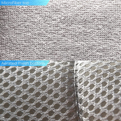 THE ORIGINAL Longer Ternal Sink mat XL 24in absorbent washable splash guard, water catcher mat, microfiber dish mat protector splash dish drying countertop, pad, drying countertop granite RV(Grey)
