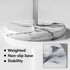 Topsky Paper Towel Holder, Paper Roll Stand Countertop, Stainless Steel Standing Tissue Roll Dispenser Rack with Marble Look Base for Scrunchies Kitchen Table fits Standard and Jumbo Size Paper Towels