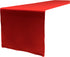 LA Linen Polyester Poplin Table Runner 14 by 108-Inch, Red