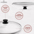 Glass Lid - 12"-inch/30.48-cm/308mm - Compatible with Lodge - Fully Assembled Tempered Replacement Cover - Oven Safe for Skillet Pots Pans: Universal for all Cookware: Cast Iron, Stainless, Non-Stick