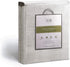 Hyde Lane Linen Textured Window Curtains for Living Room Rustic Farmhouse Style Bedroom Drapes | Grasscloth Look with Room Darkening & Grommets Decor - Off/White 40x63 Inches, 2 Panels