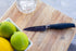 Dura Living 2-Piece Kitchen Knife Set - Nonstick Titanium Plated Stainless Steel Ultra Sharp 5 Inch Utility , 3.5 Inch Paring Multipurpose Cooking Knives With Matching Blade Guards
