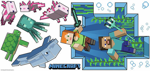 RoomMates RMK5005GM Minecraft Giant Peel and Stick Wall Decal