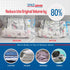 Spacesaver Premium Vacuum Storage Bags. 80% More Storage! Hand-Pump for Travel! Double-Zip Seal and Triple Seal Valve! Vacuum Sealer Bags for Comforters, Blankets, Bedding, Clothing! (Medium 8 pack)