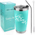 Best Nana Ever- Birthday Christmas Mother's Day Gift for Nana -20 Ounce Insulated Stainless Steel Travel Tumbler With Leak Proof Lid And Metal Straw