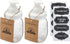 Jarmazing Products Mason Jar Foaming Soap Dispenser White with 16 Ounce Ball Mason Jar - Two Pack!