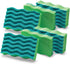Libman 1268 Cleaning, 2.75 x 4.5 x 1, Green 6 Each Sponge, 2.75x4.5x1, 6 Each