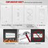 ENERLITES Toggle Light Switch Wall Plate, Gloss Finish, 6-Gang 4.50" x 11.81", Unbreakable Polycarbonate Thermoplastic, UL Listed, 8816-W, White