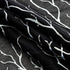 FINECITY Silver and Black Curtains for Living Room - Printed Silver Foil Artistic Tree Branch Sheer Curtains Black 96 Inch Length Privacy Window Curtain Set of 2 Panels, 52 x 96 Inch, Silver Black