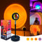 Sunset Lamp LED Sunset Projection Lamp 180 Degree Rotation Adjustable Height Night Rainbow Light USB Projector Golden Hour Artistic Sunlight Lamp Home Living Room D©cor Sunset Light for Photography