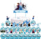 21 Decorations for Frozen Cake Topper Cupcake Toppers Set Decorations Birthday Party Topper for Children