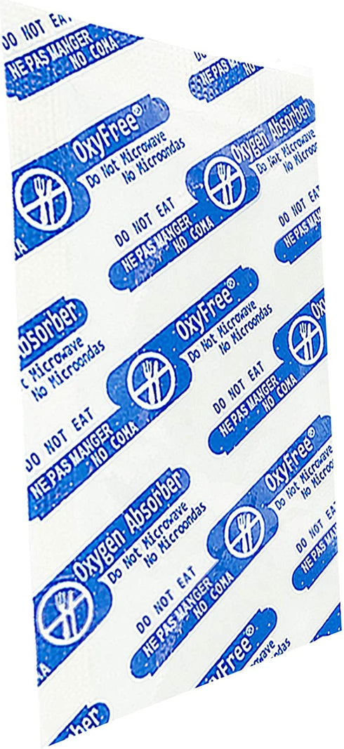 Dry-Packs Perfect for Prepping Long Term 100-100cc Oxygen Absorbers for Vacuum Seal or Mylar Bag Food Storage, One Size, White - OF-100CC-100PK