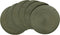 HODJOY placemat, Round Woven placemat for Indoor and Outdoor, 15", Set of 6 (Olive)