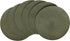 HODJOY placemat, Round Woven placemat for Indoor and Outdoor, 15", Set of 6 (Olive)
