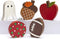 The Lakeside Collection Winter and Fall Seasons Interchangeable Home Decoration Icons Set - 5 Pieces
