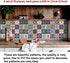 kakofaci Decorative Tile Stickers 20 Pcs 6x6 inches. Peel & Stick Adhesive Tile Stickers. Home Decor. Staircase. Furniture Decor. Backsplash Tile Stickers.