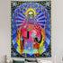 Skull Tapestry Santa Muerte Art Tapestry MoonPhase Tapestry Flower Skeleton Tapestries for Room W59.1"X H78.7"