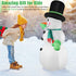 Thanger Christmas Inflatables Snowman Outdoor Yard Decorations, Christmas Blow Up Decoration, 4 FT Inflated Snowman with LED Lights, IP44 Weather Proof, Xmas Kids Gift for Winter Holiday Lawn Patio