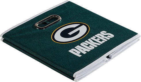 Franklin Sports NFL Team Fabric Storage Cubes - Made To Fit Storage Bin Organizers (11x10.5x10.5")