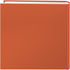 Fabric Frame Cover Photo Album 200 Pockets Hold 4x6 Photos, Tangerine Orange
