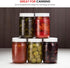 Glass Mason Jars (12 Pack) - Regular Mouth Jam Jelly Jars, Metal Airtight Lid, USDA Approved Dishwasher Safe USA Made Pickling, Preserving, Decorating, Canning Jar, Craft and Dry Food Storage (12 Ounce)