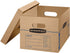 Bankers Box SmoothMove Classic Moving Boxes, Tape-Free Assembly, Easy Carry Handles, Small, 15 x 12 x 10 Inches, 5 Pack (7714902)